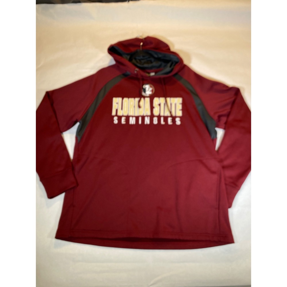 Red Colosseum Florida State Seminoles Performance Hoodie Large Mens